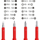 14 en 1 Kit d'outils de réparation de tournevis multiples isolés