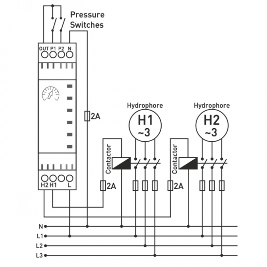 Relais de séquençage hydrophore TENSE HSR-02X