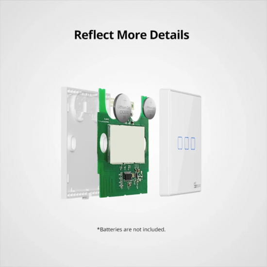 Interrupteur tactile RF 433 mhz Sonoff T2EU1C-RF 1 voie