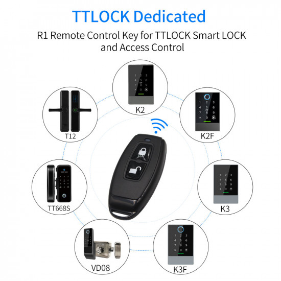 Télécommande intelligente Bluetooth sans fil R1 TTLOCK