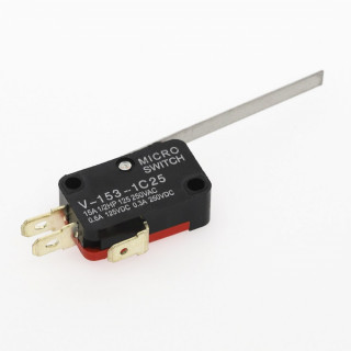 Mini micro-interrupteur avec commande à clé, contact NO ou NC