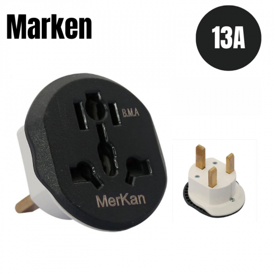 ADAPTATEUR PRISE ANGLAISE MARKEN 13A AP-250-13