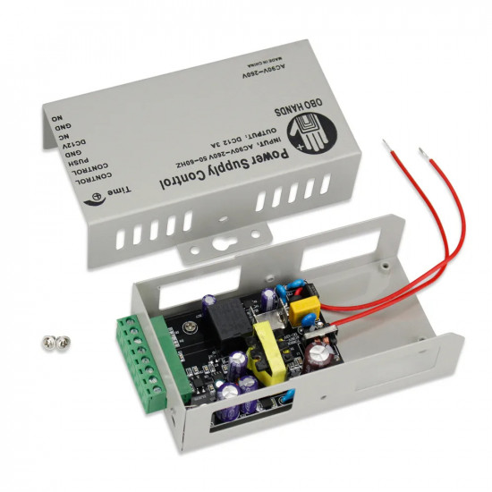 Alimentation contrôle d'accès 12V 5A avec l'option de controle directe de la serrure et Temporisateur 