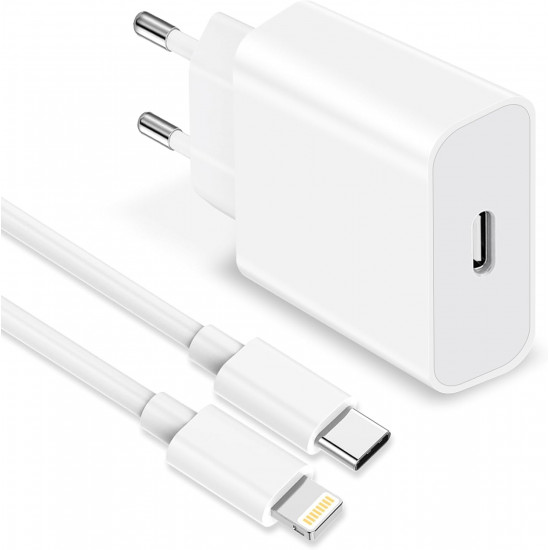 Chargeur Rapide iPhone, 25W  USB-C vers lightning revaleo Tk-109