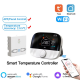 Thermostat intelligent WiFi sans fil avec écran LCD tactile Pour chaudière avec récepteur RF 100 Mètres