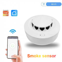 Tuya Zigbee / Wifi Détecteur de fumée Protection de sécurité Détecteur de  fumée Protection incendie pour système de sécurité à domicile via  l'application Smart Life