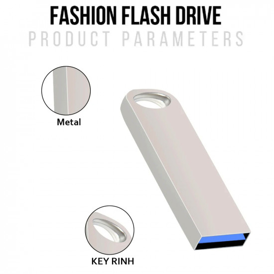 Clés USB 2.0 étanches en métal RPM 64GB