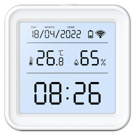 Capteur de température et d'humidité WiFi, hygromètre Tuya 