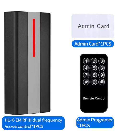 Contrôle d'accès RFID  125khz autonome de porte et ascenseur étanche IP68 H1-X-EM
