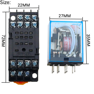 Prise Bluehive de 12 V avec connecteurs à pinces