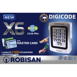 digicode rfid-2000-utilisateurs DIGI-RFID 2000 utilisateurs