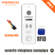 Visiophone sonnette 4 fils avec lecteur RFID ENERGICAL  VFE 01-C