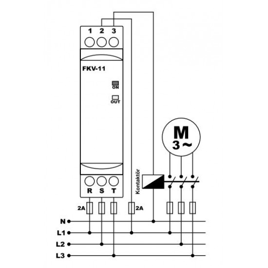 Relais de protection de phase TENSE FKV-11