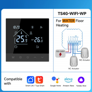 Thermostat Connecté Wifi Tuya , Smart système de contrôle de radiateur de  chauffage