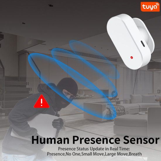 Détecteur de Présence Humaine Intelligent Radar wifi tuya