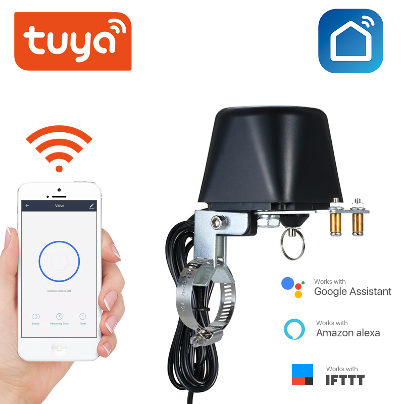 Détecteur de fumée Tuya Smart WiFi compatible avec Alexa et Google